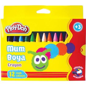 Play Doh 8697548852981 12'li PLAY-CR005 Jumbo Mum Boya