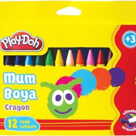 Play Doh 8697548852981 12'li PLAY-CR005 Jumbo Mum Boya
