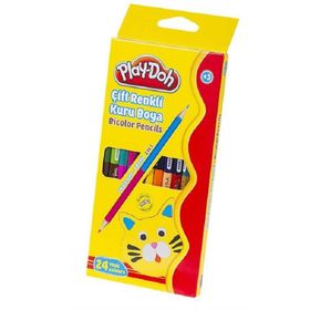 Play Doh Bicolor 12'li 24 Renk Kuru Boya