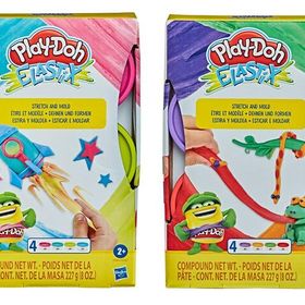 Play Doh E6967 Elastik 4'lü Oyun Hamuru