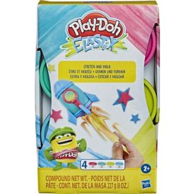 Play Doh E6967 Elastik 4'lü Oyun Hamuru