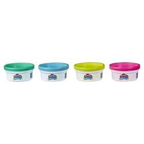 Play Doh E6967 Elastik 4'lü Oyun Hamuru