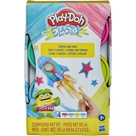 Play Doh E6967 Elastik 4'lü Oyun Hamuru