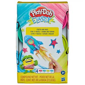 Play Doh Elastik 4'lü Hamur