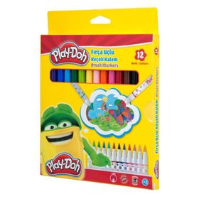 Play Doh KE009 12'li Fırça Uçlu Keçeli Kalem