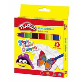 Play Doh KE017 6 Renk Kumaş Kalemi