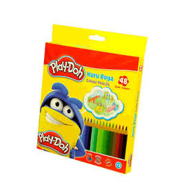 Play Doh KU023 48 Renk Set Altıgen Kuruboya