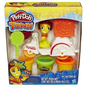 Play Doh PDH/B5976 Town Pizza Motorsikleti Ve Figür Seti Oyuncak