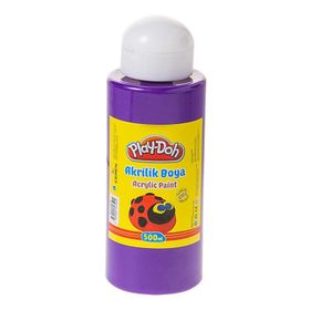 Play-Doh PLAY-AK008 500 ml Mor Akrilik Boya
