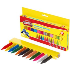 Play Doh PLAY-CR011 Mum Jumbo Karton Kutu 12 Renk Pastel Boya
