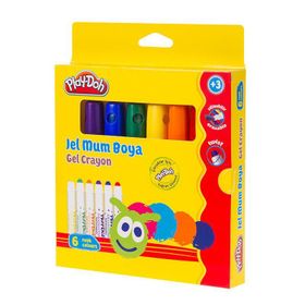 Play-Doh PLAY-CR013 6 Renk Jel Mum Boya