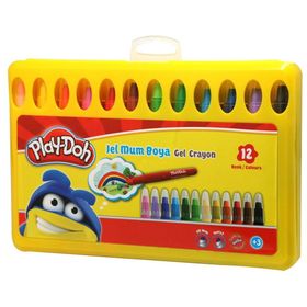 Play Doh PLAY-CR014 Jel Crayon 12 Renk PP Box