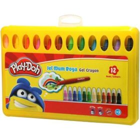 Play Doh PLAY-CR014 Jel Crayon 12 Renk PP Box