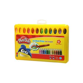 Play Doh PLAY-CR014 Jel Crayon 12 Renk PP Box