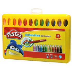 Play Doh PLAY-CR014 Jel Crayon 12 Renk PP Box