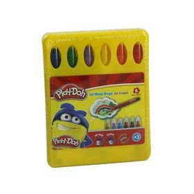 Play Doh Play-Cr015 6 Renk Jel Crayon Mum Boya