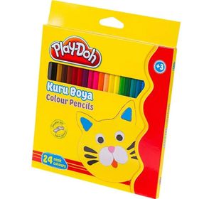 Play-Doh PLAY-KU003 24 Renk Kuru Boya