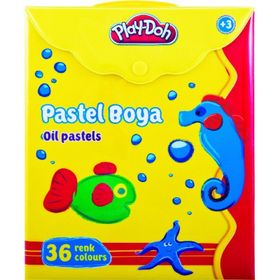 Play-Doh PLAY-PA008 36 Renk Çantalı Pastel Boya