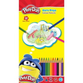 Play Doh Teneke Tüpte 12 Renk Kuru Boya