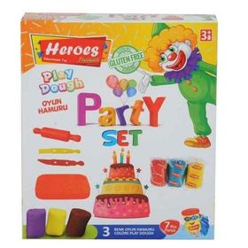 Play Dough 3 Renk Party Oyun Hamuru Seti