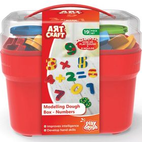 Play Dough Art Craft Sayılar Oyun Hamuru Sepeti