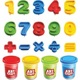 Play Dough Art Craft Sayılar Oyun Hamuru Sepeti