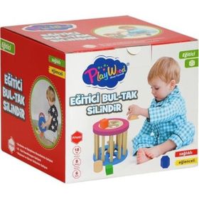Play Wood Bultak 374 Ahşap Eğitici Silindir