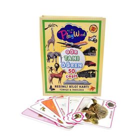 Play Wood Gör-Tanı-Öğren Eğitici Resimli Kart