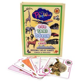 Play Wood Gör-Tanı-Öğren Eğitici Resimli Kart