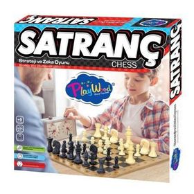 Play Wood Kutuda Ahşap Satranç Oyunu