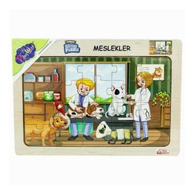 Play Wood Meslekler Eğitici Ahşap Puzzle