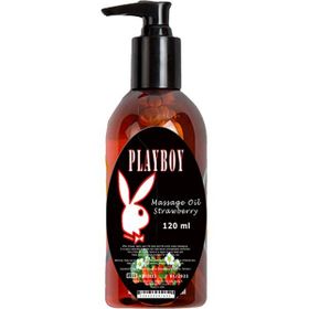 Playboy 120 ml Çilek Aromalı Aromaterapi Masaj Yağı