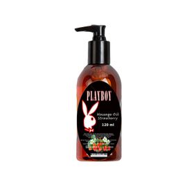 Playboy 120 ml Çilek Aromalı Aromaterapi Masaj Yağı
