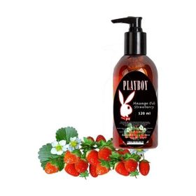 Playboy 120 ml Çilek Aromalı Aromaterapi Masaj Yağı