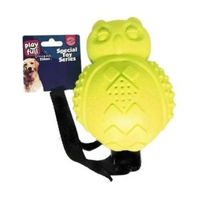 Playfull 30x10 cm Sarı Sesli Lüx Baykuş Köpek Eğitim Oyuncağı