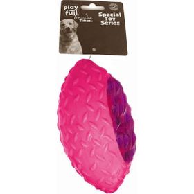 Playfull Rugby Topu Şeklinde Işıklı Plastik 6x14 cm Köpek Oyuncağı