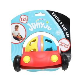 Playgro 7723 Salla Yuvarla Çıngıraklı Araba