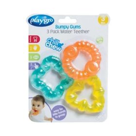 Playgro Geometri 3'lü Sulu Dişlik