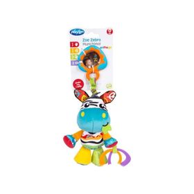 Playgro Munchimal Zebra Peluş 0+Ay Aktivite Oyuncağı