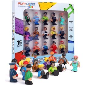 Playmags 15 Parça Manyetik Figürler