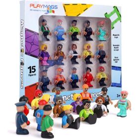 Playmags 15 Parça Manyetik Figürler