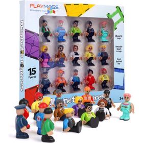 Playmags 15 Parça Manyetik Figürler