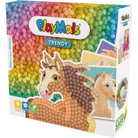 PlayMais 160359 Trendy Mosaic Horse Eğitici Oyun Seti