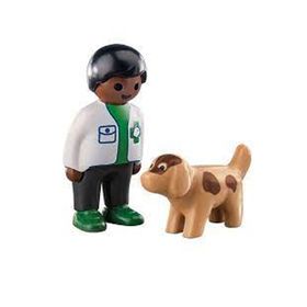 Playmobil 1.2.3 - 70407 Veterinarian with Dog