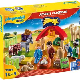 Playmobil 1.2.3 Advent Calendar Christmas Manger Oyun Seti