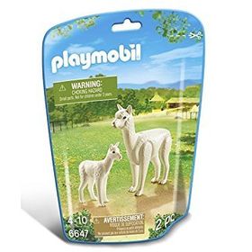 Playmobil 6647 City Life Zoo Alpaca with Baby