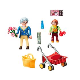 Playmobil 70194 City Life Grandmother with Child