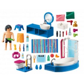 Playmobil 70211 Dollhouse Bathroom with Tub