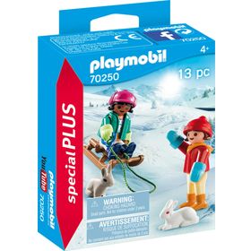 Playmobil 70250 Children With Sledge