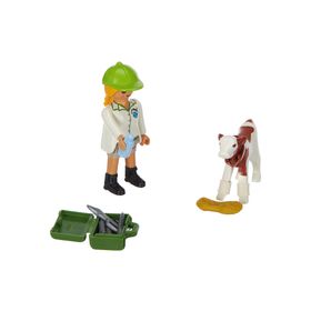 Playmobil 70252 Veterinarian And Calf